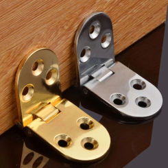 Flap Hinge 180 Degree Hinge Flip Round Table Pure Copper Furniture Hardware Zinc Alloy For Folding Tables Cabinets