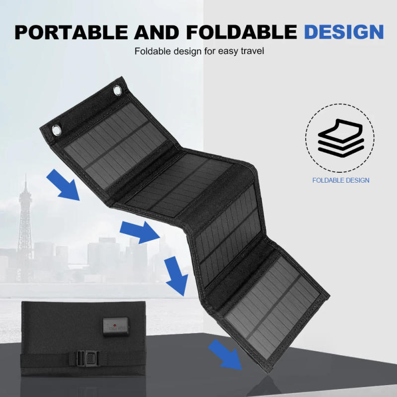 Description Picture 5 of itemSMARAAD 20W Monocrystalline Silicon Solar Panels Portable Foldable Mini Folding Solar Panel Usb Charger Outdoor waterproof