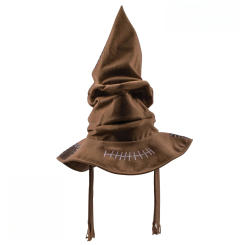Halloween Potter Witch Wizard Hat Academy Pointed Brown Hat Unisex Gift Party Props Cosplay Costume Accessories