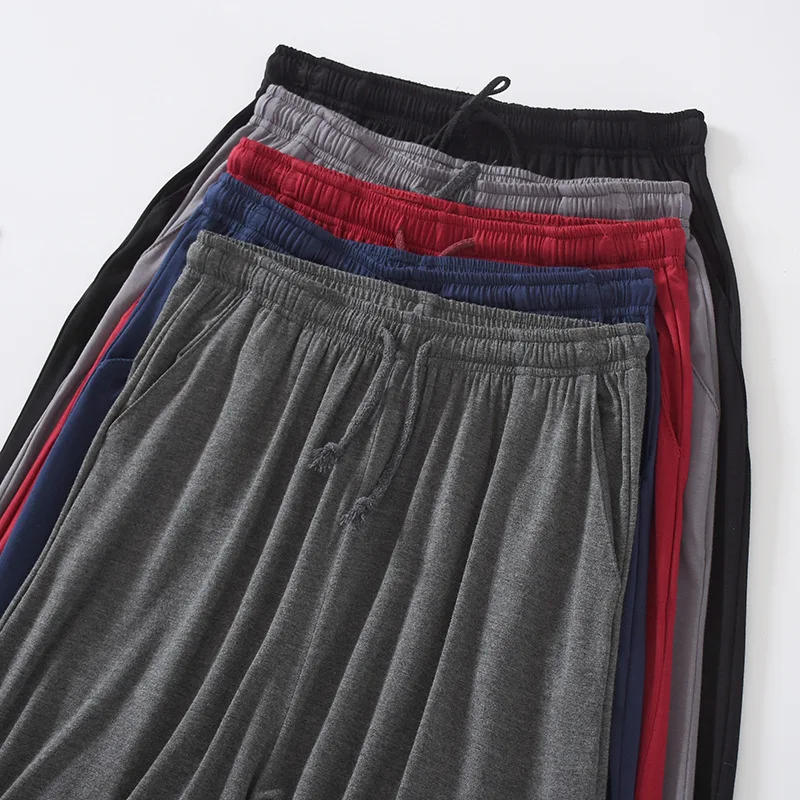 Description Picture 5 of itemPlus Size 7XL 8XL Casual Sleep Shorts for Men Casual Modal Men's Pajamas Shorts Summer Soft Five Points Cotton Beach Shorts Male