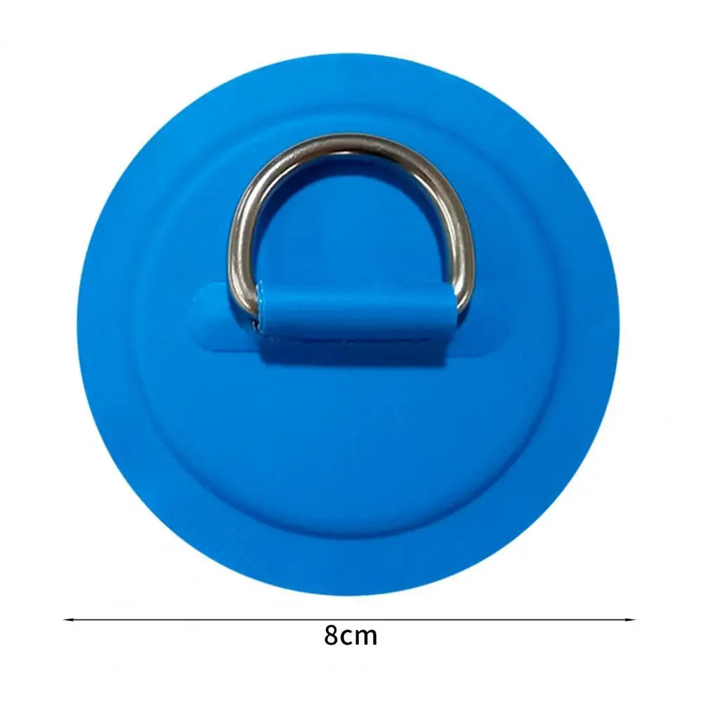 Description Picture 3 of item1Pcs Easy Install PVC Rope Holder Surfboard Dinghy Boat Stainless Steel D Ring Pad Inflatable Boat Patch Boat Accessory