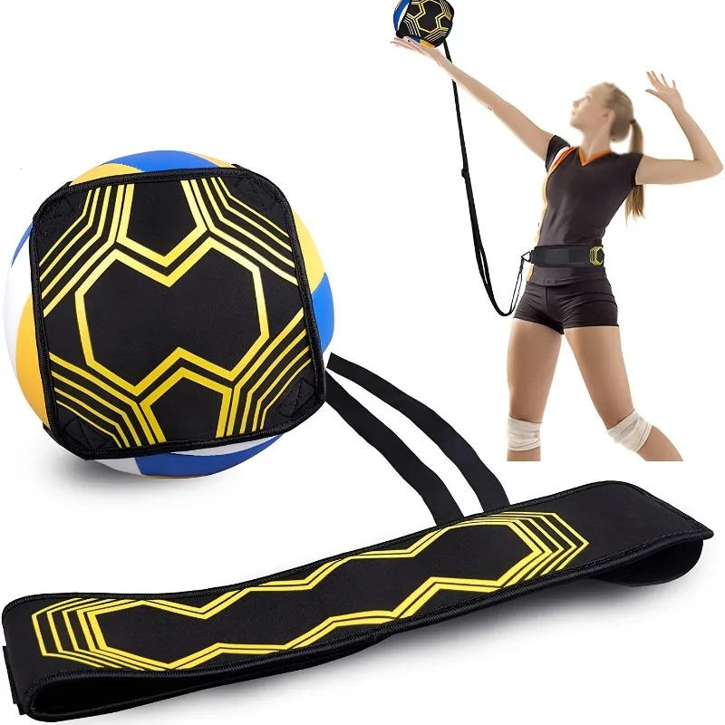 Description Picture 4 of itemSoccer Trainer, Soccer/Volleyball/Rugby Training Equipment Aid, Football Kick Throw Solo Practice Training Aid Control Skills