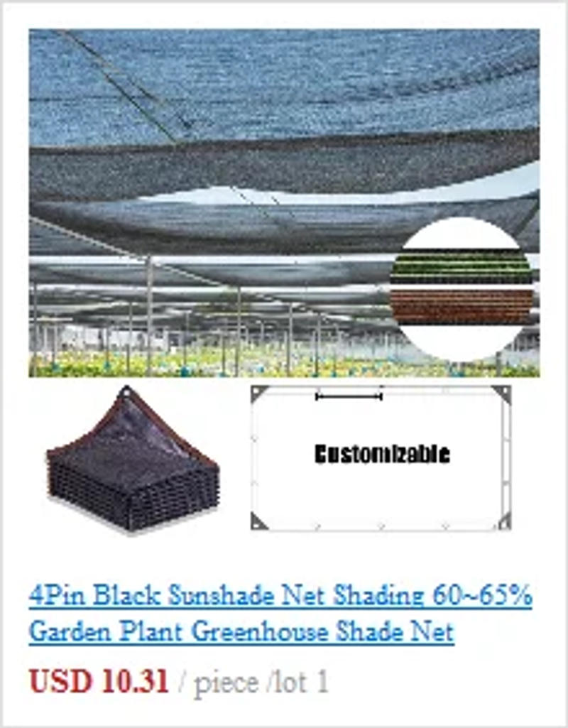 Description Picture 5 of itemOutdoor Black HDPE Sun Shade Net Garden Buildings Shelter Gazebo Awnings Pergola Sunshade Net Swimming Pool Camping Tent Awning