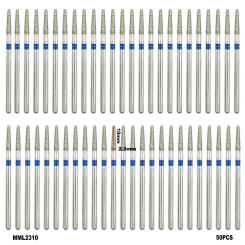 50pcs Milling Cutter Set Diamond Stone Electric Manicure Drills Nail Drill Cuticle Clean Bits Burr Accessories Nail Art