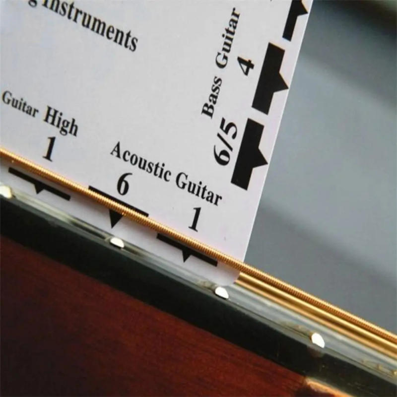 Description Picture 6 of itemElectric Guitar String Distance Ruler Double-sided String Spacing Gauge Lightweight Luthier Tools Musical Instrument Accessories