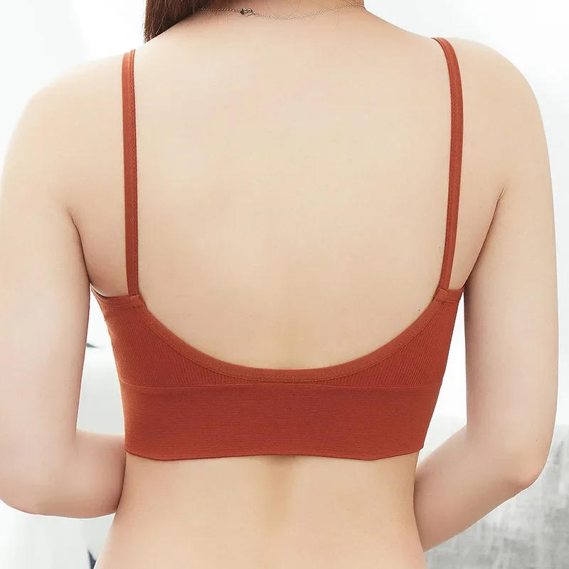Description Picture 4 of itemSeamless Women Push Up Bra Beautiful Back Bras Fitness Tops Brassiere Bralette Female Tube Top Underwear Bralet With Chest Pad