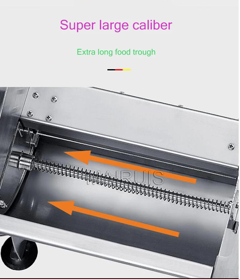 Description Picture 5 of itemCommercial Electric Fruit Vegetable Slicer Potato Radish Lemon Slicing Machine Vegetable Cutter