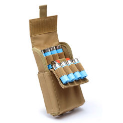 Tactical Molle Waterproof 25 Round 12GA 12 Gauge Magazine Ammo Shells Bag Hunting Magazine Pouches CS Field Bullet Bags