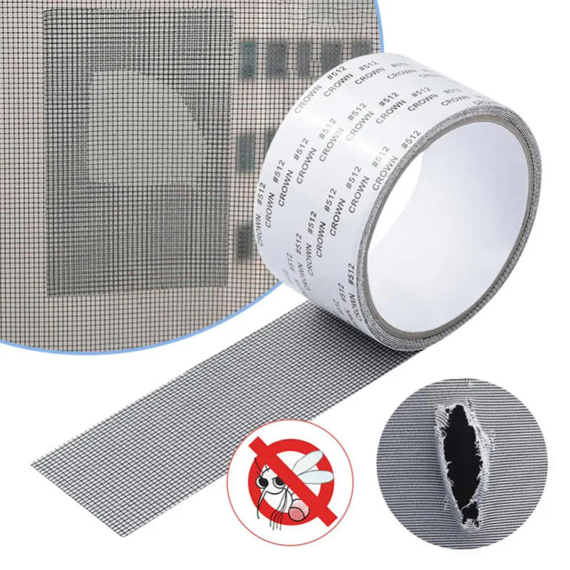Description Picture 5 of item1~5PCS Screen Repair Window Door Waterproof Patch Self-adhesive Super Fix Anti-Insect Door Mosquito Net Mesh Broken Holes