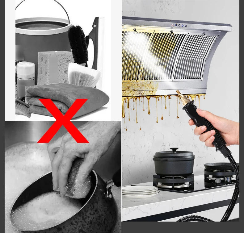 Description Picture 5 of item110V/220V Simida Steam Cleaner High Pressure High Temperature for Kitchen Home Appliances Air Conditioner Cleaning