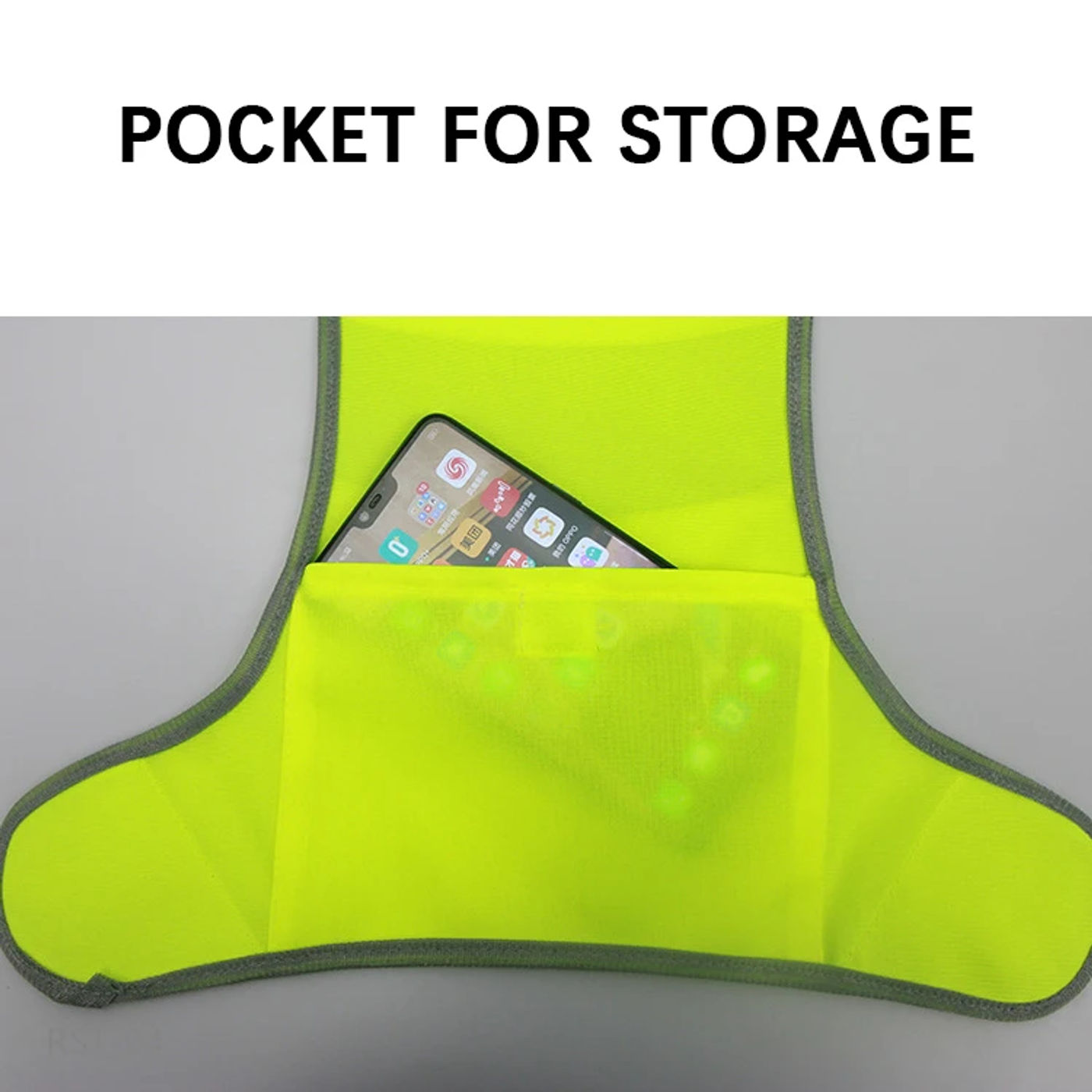 Description Picture 6 of itemJogging Reflective Riding Night Running Protection Arrow Sports Comfortable Breathable High Visibility For Women Men Jacket