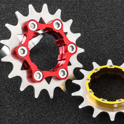 Aluminum Alloy+Stainless Steel Single Speed Conversion Kit 12T 13T 14T Black Red Gold Silver MTB Freewheel Bike Sprocket