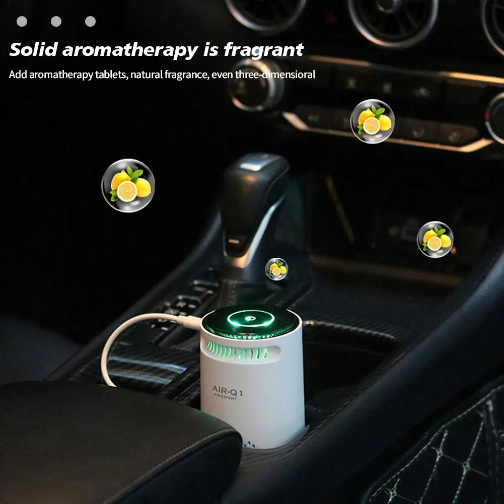 Description Picture 6 of itemPortable Air Purifier for Home Car Negative Ion Air Cleaner For Smoke Pollen USB Quiet Deodorizer For Bedroom Office Living Room