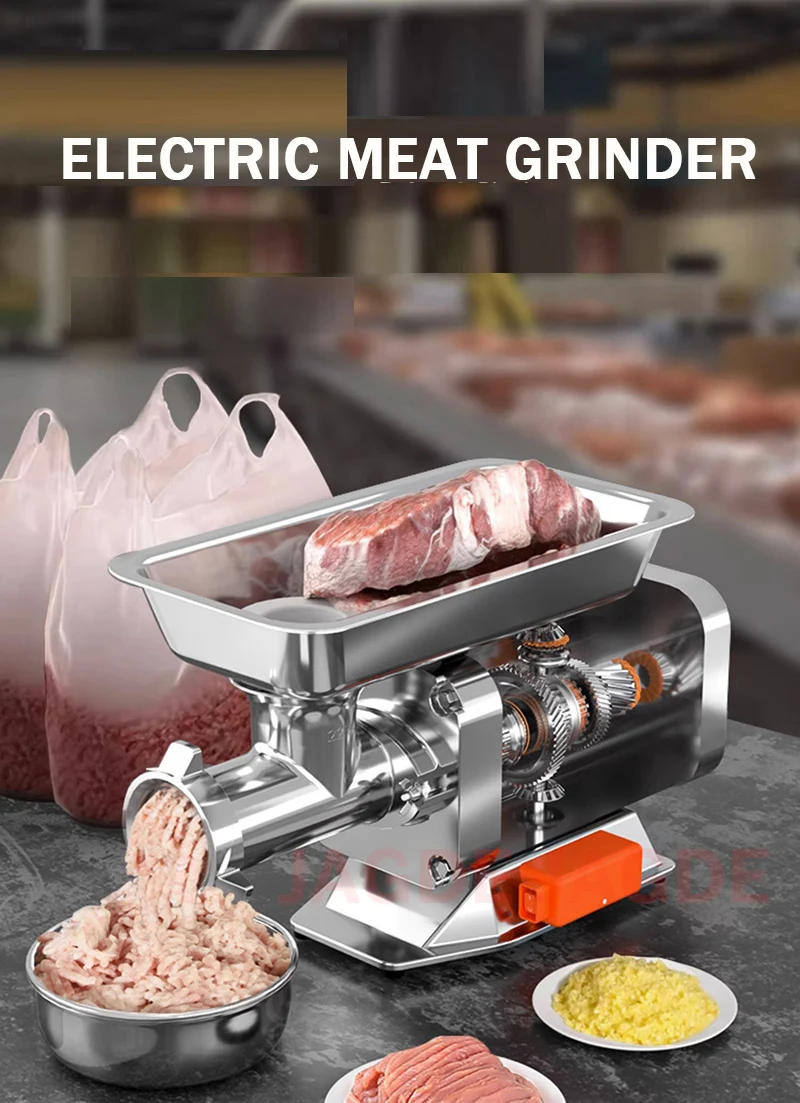 Description Picture 3 of item150 KG/H Electric Meat Mincer Chopper Heavy Duty Food Processors Kitchen Appliances Commercial Grinder Machine