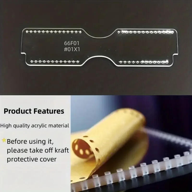 Description Picture 6 of item1PCS Lighter Bag Storage Bag Acrylic Leather Template Practical Leather Craft Pattern Stencil DIY Handmade Leather Durable Mold