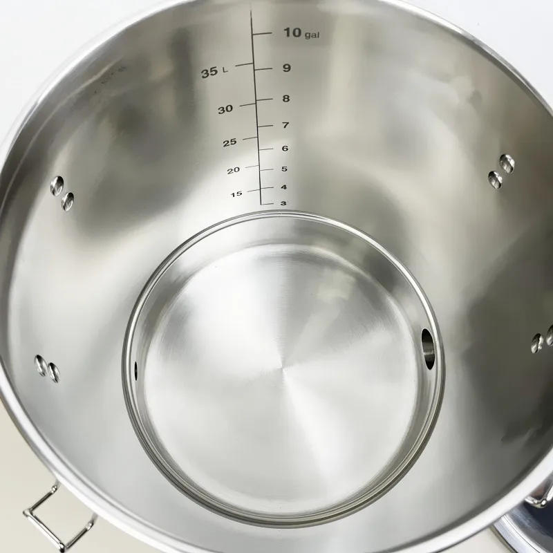 Description Picture 6 of itemNew 36L (9.5GAL) Tank For Distillation Boiler Distillery Tank With Copper Lid ,Homebrew Tank,Distillery Tank Moonshine SS304