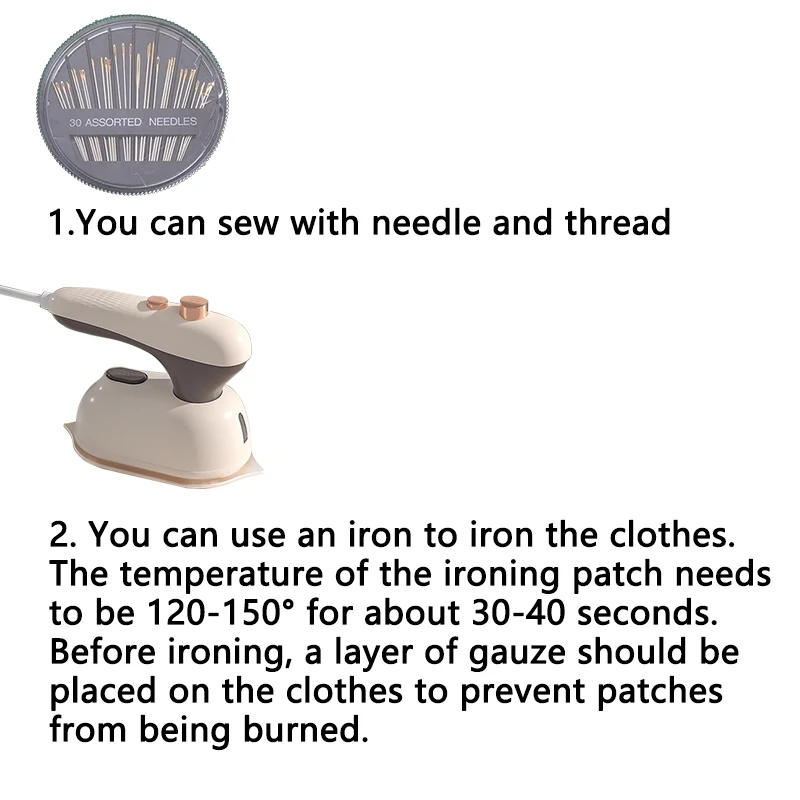 Description Picture 2 of itemHorror Patch Punk Skull Embroidery Patch Iron On Patches For Clothing Thermoadhesive Patches On Clothes Sewing/Fusible Applique