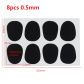 8pcs 0.5mm