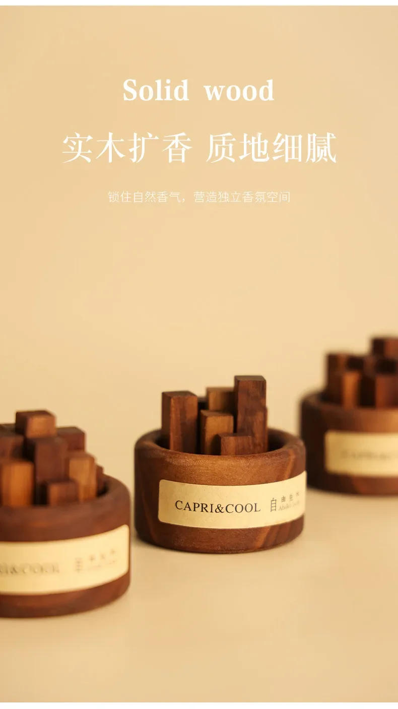 Description Picture 6 of itemSmall Chaidui Essential Oil Fragrance Expander Beech Wood Black Walnut Fragrance Expander Essential Oil Aromatherapy Decoration