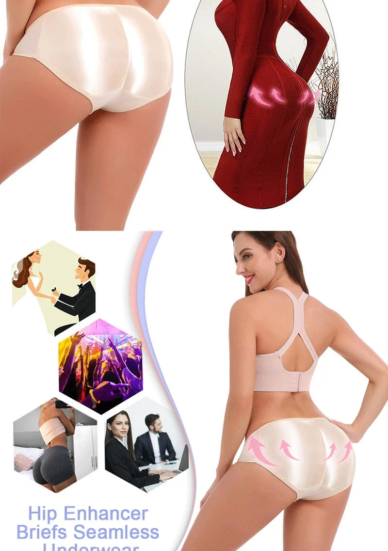Description Picture 6 of itemSEXYWG Butt Lifter Shaper Panties Women Hip Shapewear Sexy Shapewear Push Up Panties Body Shaper Hip Enhancer Panties