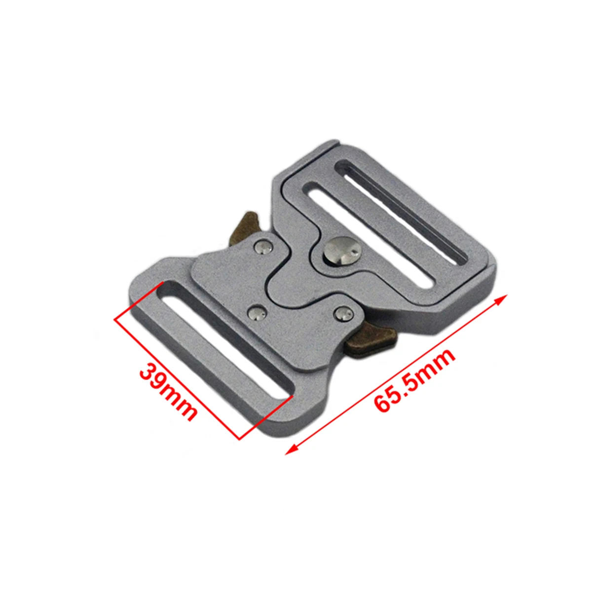 Description Picture 4 of item1pcs Durable Metal Belt Buckle Quick Side Release Clasp for DIY Bag  Luggage Outdoor Backpack Strap Belt Webbing Lether Craft