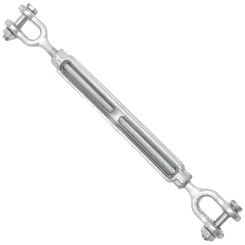 Jaw Turnbuckle Polished For Cable Rope Rigging Screw Practical Hardware Boat Heavy Duty Wire Tension Shade Sail Zipline Durable