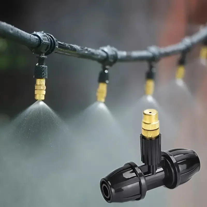 Description Picture 2 of item5-20m Garden Watering System Automatic Irrigation Spray Sprinkler System Garden Potted Irrigation Kit Spray Cooling Kit