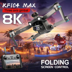 2024 Screen Controlled KF104 Drone Aerial Vehicle Remote Control Aircraft Advanced GPS Return Ultra Long Range 8K HD Camera Dron