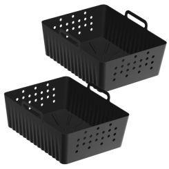 Oven Safe Grilling Mats Silicone Texture Air Fryer Bowl Suitable for Baking