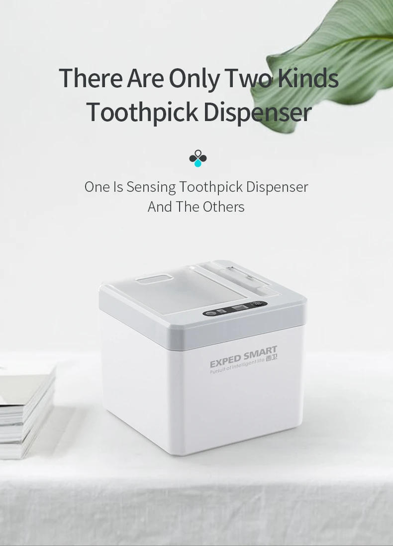 Description Picture 4 of itemElectric Toothpick Holder Infrared Sensor Automatic Smart Toothpick Dispenser Tooth Stick Storage Box Kitchen Table Supplies