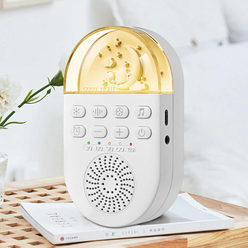 Description Picture 6 of itemWhite Portable Noise Machine 5-Second Breathing Lamp 24 Soothing Sounds Sleeping Relaxation for Babyr People with Poor Sleep