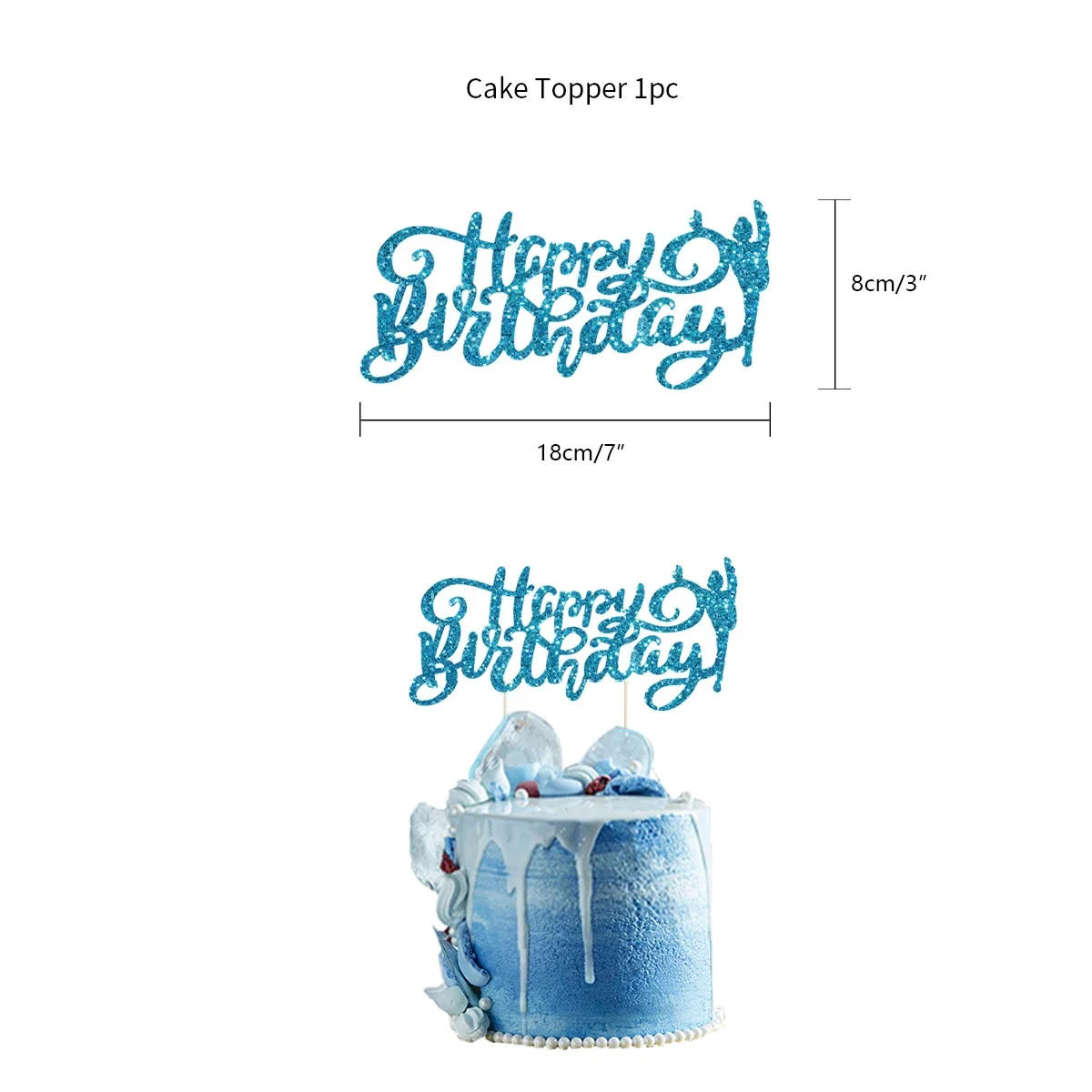 Description Picture 6 of itemSursurprise Gymnastics Theme Birthday Party Decoration Balloons Happy Birthday Banner Cake Topper Gymnast Girl Party Supplies