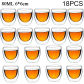80ML 18PCS