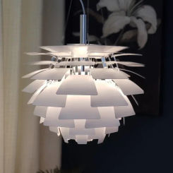 Nordic Chandelier Thousand Blade Aluminum Personality Modern Simple Study Bar Bedroom Room Decor Creative Pine Cone Chandelier