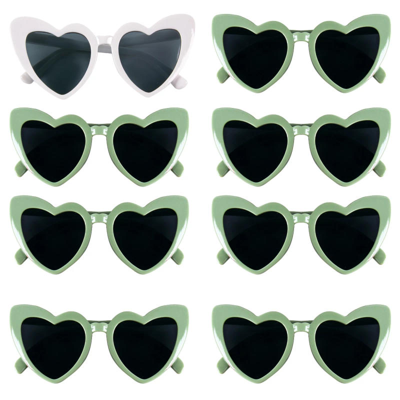 Description Picture 3 of itemHen Night Heart Shaped Sunglasses Women's Bachelorette Party Favors Glasses Bridal Shower Wedding Decoration Bridesmaid Gifts