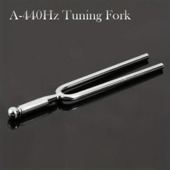 1pc Standard A 440 Hz Tuning Fork Violin Viola Cello A Tone Tuner Stainless Steel Musical Instrument Accessories Gift