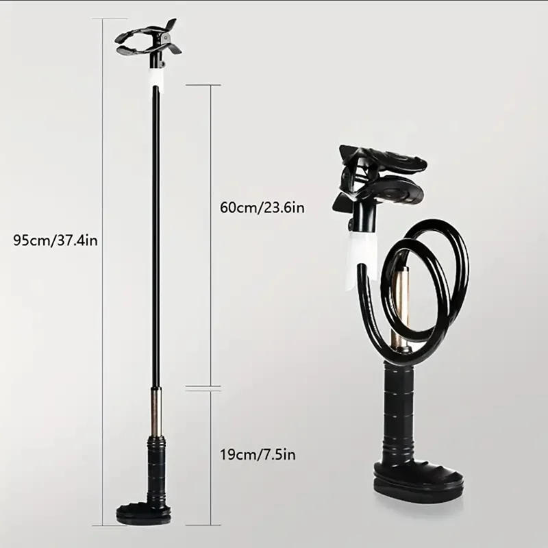 Description Picture 3 of itemBMC CPAP Hose Holder Mask Holder With C-shaped Clip 360° Rotation Adjustable Height Prevent Condensation From Accumulating