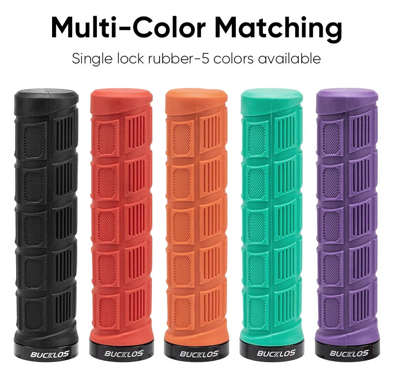 Description Picture 3 of itemBUCKLOS Bicycle Handlebar Grips Double Lock on Mountain Bike Grip Comfortable Shock-absorption MTB Cuffs Anti-slip Bike Handles