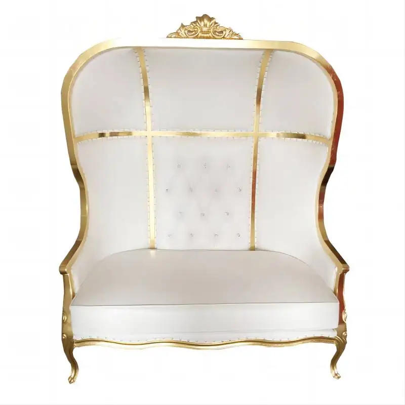 Description Picture 6 of itemModern casual simple hotel king chair luxury high back wedding chair