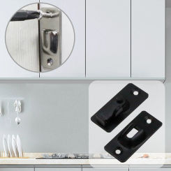90 Degree Right Angle Door Lock 90 Degree Barn Door Latch Bolt Door Lock Stainless Steel Hook Latch Window Lock Bar Bolt
