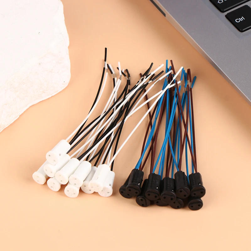 Description Picture 3 of item10Pcs G4 Lamp Socket Wire Adapter With 10cm/20cm Wire G4 Lamp Holder For LED Crystal Heads Light Bulb Halogen Lamp