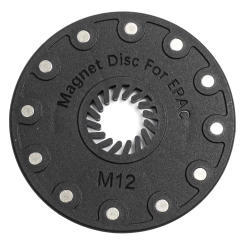 Waterproof Electric Bicycle Pedal Assist Sensor E-bike Double Hall 12 Magnet Left/Right Side PAS System DIY EBike Modified Parts