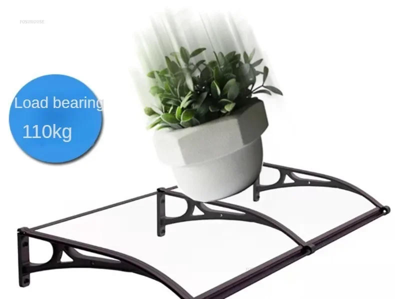 Description Picture 6 of itemMinimalist Waterproof Awning for Courtyard Modern Thickened Metal Rain Cover Awnings Creative Outdoor Terrace Awning for Home