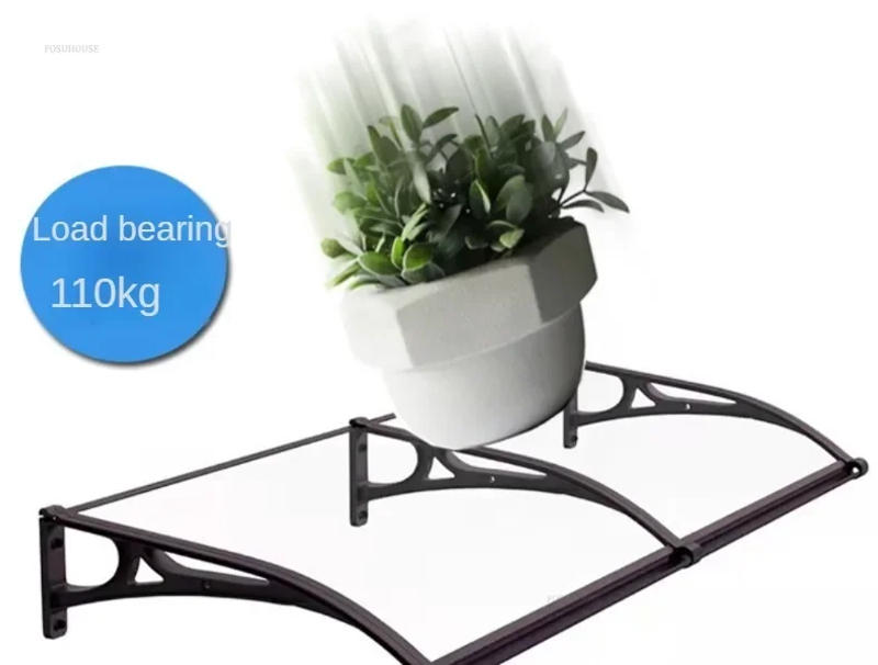 Description Picture 6 of itemMinimalist Waterproof Awning for Courtyard Modern Thickened Metal Rain Cover Awnings Creative Outdoor Terrace Awning for Home