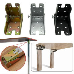 90° Degree Self-Locking Folding Hinge Sofa Bed Lift Support Cabinet Hinges Folding Sofa Bed Furniture Hardware Accessories