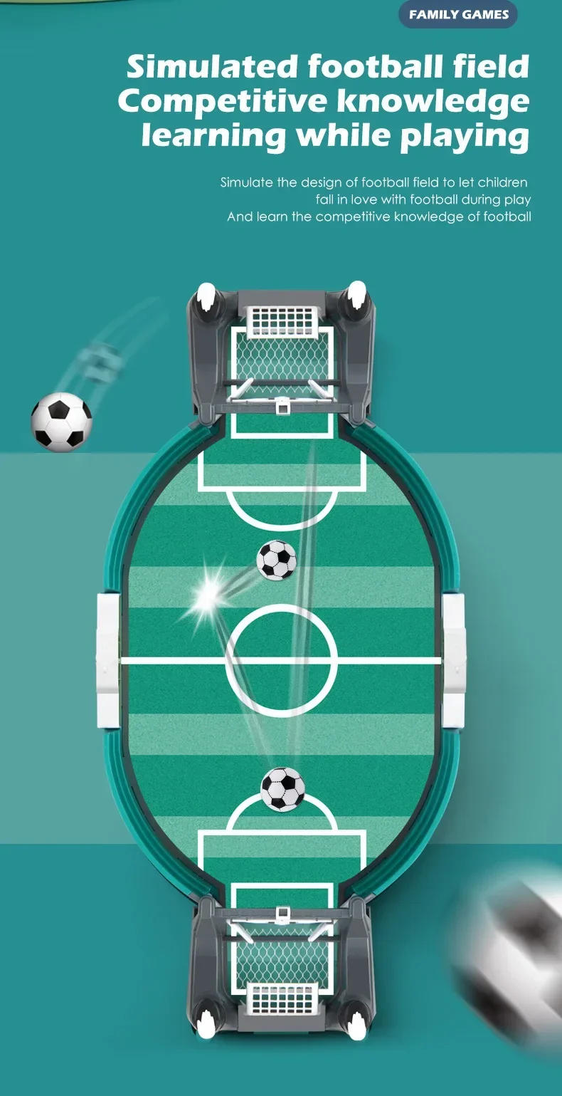 Description Picture 5 of itemLarge Desktop Football Table Children's Puzzle Double Competitive Battle Parent-child Interactive Official-website Soccer Game