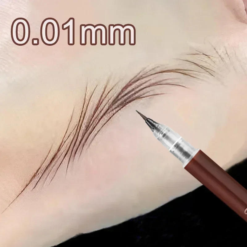Description Picture 3 of item0.01mm Ultra Fine Eyebrows Pencil Waterproof Long Lasting No Blooming Eyeliner Lying Silkworm Pen Easy To Color Eye Makeup Tools