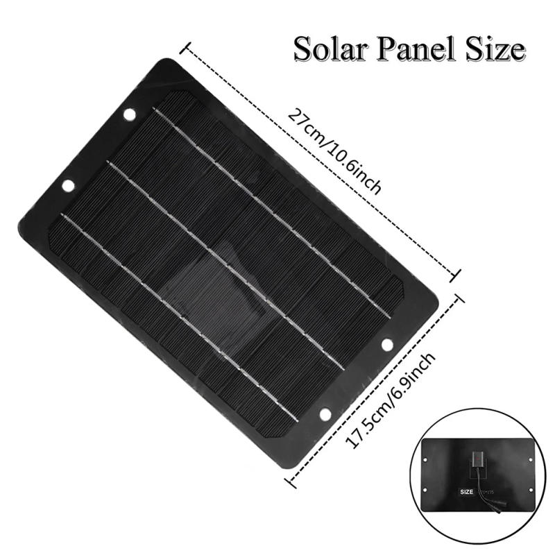 Description Picture 4 of item10W 12V Electric Ventilation Fan Solar Panel Kit Solar Panel & 4.7inch Exhaust Fan for Roof Vent for Chicken Coop Shed Pet House