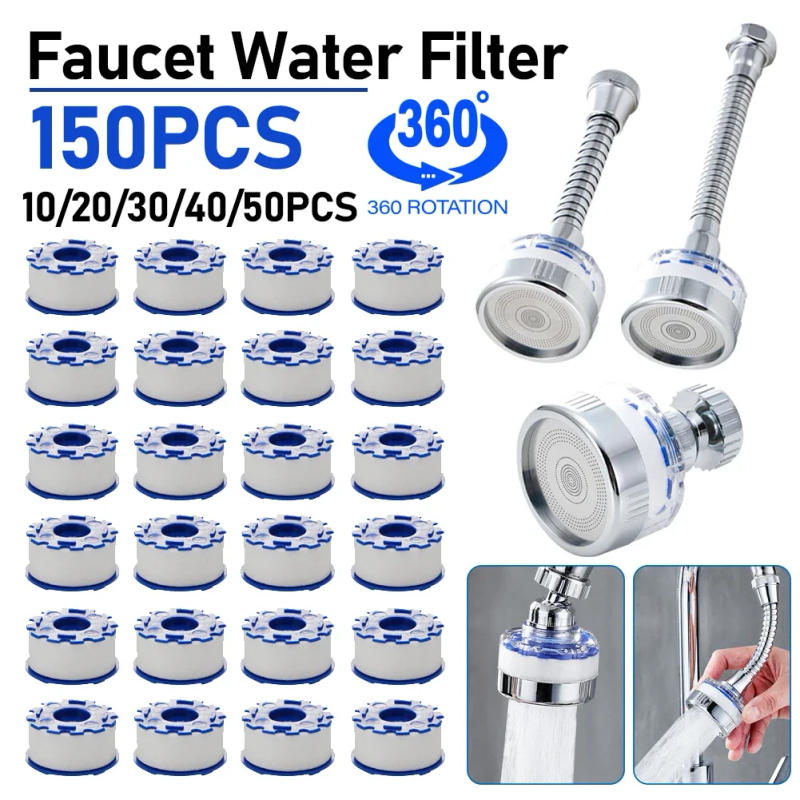 Description Picture 4 of itemKitchen Faucet Water Filter 360° Sink Filter Pressurized Sink Faucet Water Filter Universal Faucet Aerator Bathroom Accessories