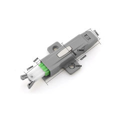 New Wardrobe ABS Cabinet Catches Damper Buffer Push Type Wardrobe Stopper Invisible Hardware Door Lock Buckle Cabinet Door